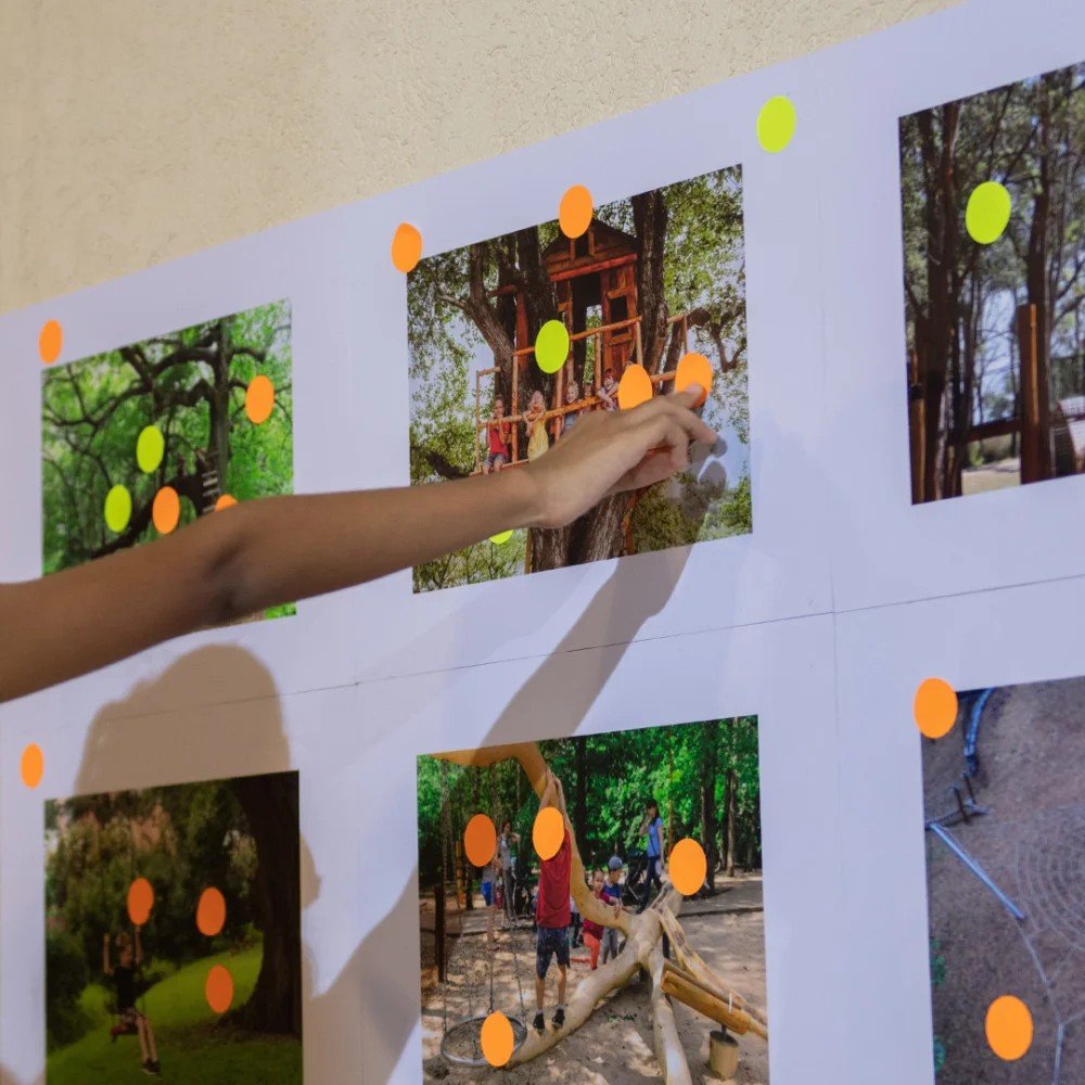 ورشة التصميم المشترك الثانية: عرض تقديمي بشأن التقدم المحرز ومناقشته + نشاط التصويت بالنقاط للأطفال
