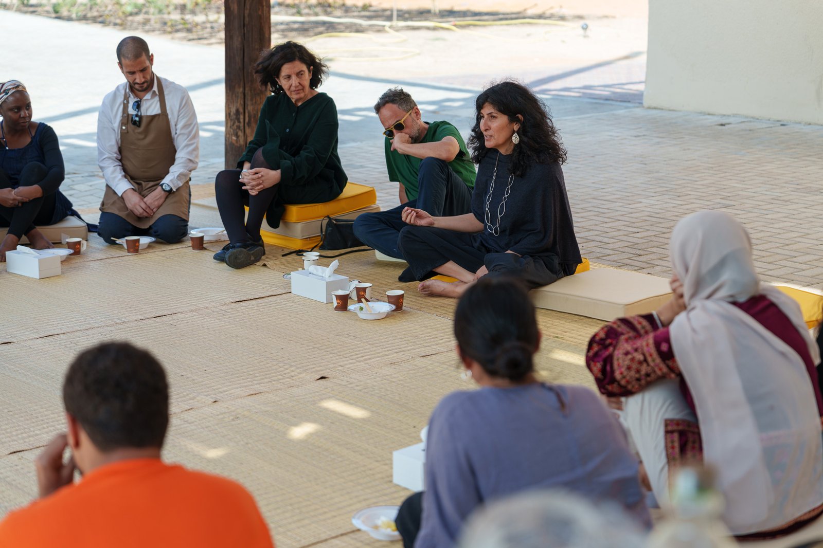 Harvesting and Cooking Session with DAAR and SAT Staff