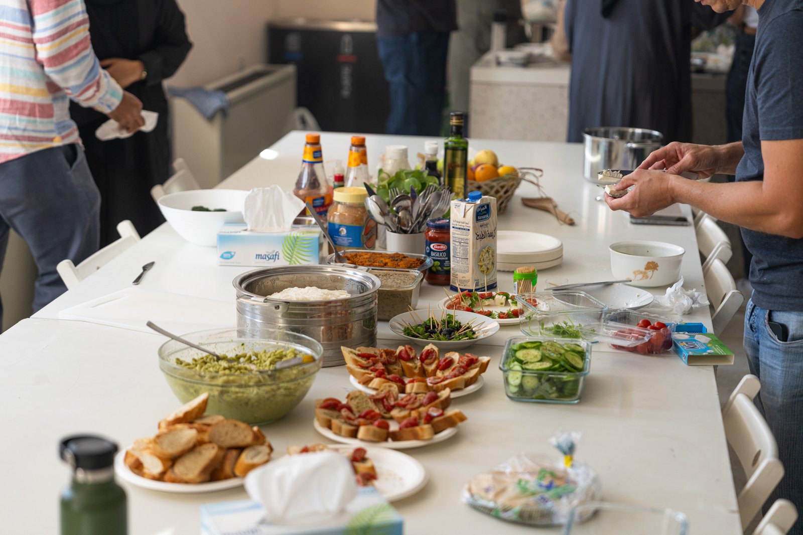 Harvesting and Cooking Session with SAT Staff