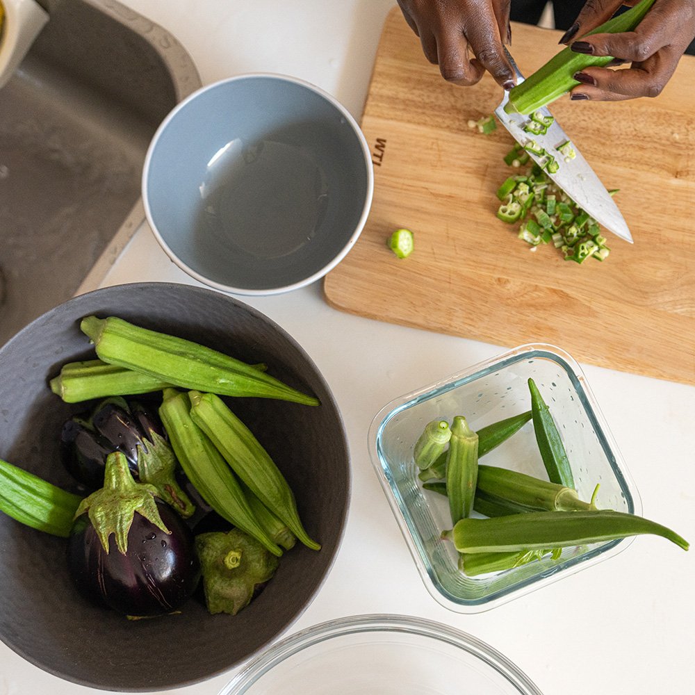 Harvesting and Cooking Session with SAT Staff